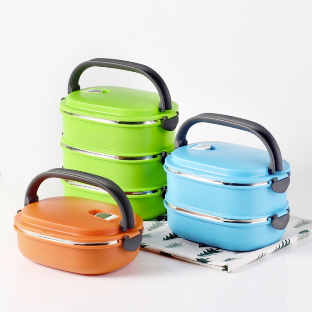 Stainless steel portable lunch box