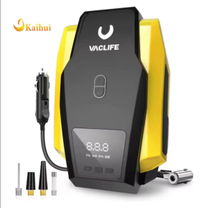 Tire Inflator Portable Air Compressor Pump for Car Tires (up to 50 PSI) 12V DC Tire Pump for Bikes (up to 150 PSI) LED Light