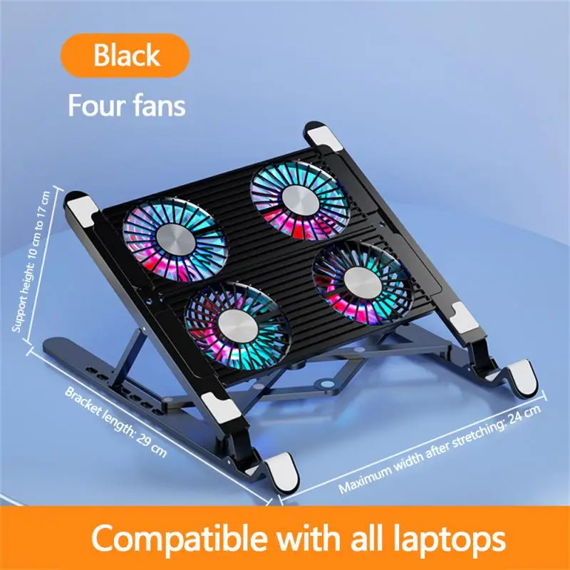 Foldable Laptop Holderhttps://eprolo.com/app/mpro For Macbook Tablet Notebook Stand Table Cooling Pad Bracket With Radiator Silent Fan Laptop Accessor