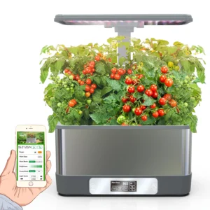 BHTNYOO-WiFi&APP Indoor Herbs Garden,Hydroponics Growing System Kit,8 Pods Soilless Planting Gardening Box with LED Growth Light