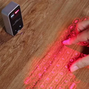 Portable Laser Projection Keyboard Infrared Bluetooth Virtual Keyboards 250*100 MM Zoom Gestures Connect to Smartphones/Computer