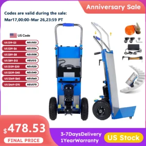 Powered Stair Climbing Hand Trucks Dolly Cart, 880lbs max Load Capacity Stair Climbing Dolly, 1200W Heavy-Duty Trolley Cart