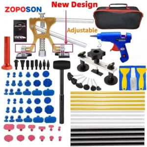 Car Dent Zoposon Repair Tools EU Plug Glue Gun Paintless Dent Repair Kit Automotive Dent Remover Suction Auto Dent Puller Tool