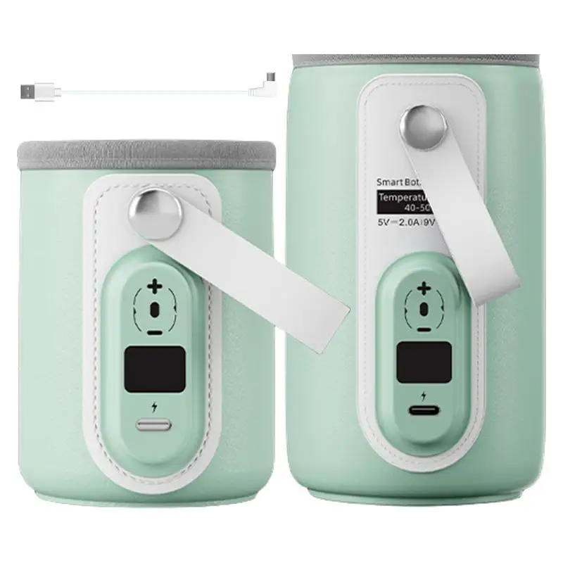 Baby Nursing Bottle Heater Safe Insulated Bag USB Rechargeable Milk Water Warmer Cover For Infant Outdoor Traveling Accessories