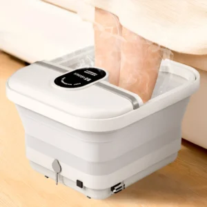 Portable Automatic Footbath Constant Temperature Heating Electric Massage Folding Footbath Household Massage Foot Bath