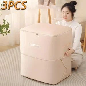 Large Compression Bag Quilt Clothes Closet Cabinet Organizer Storagepouch Ultra Space Saving Self Compression Organizer