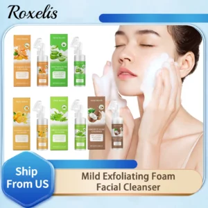 West&Month 100ml Exfoliating Foam Facial Cleanser Series Blackheads Remove Moisture Face Oil Control Clean Dirt Face Wash Mousse