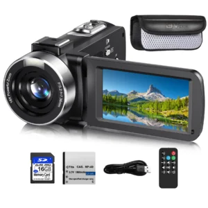 4K Video Camera for Photography 42MP WiFi Livestream Webcam Camcorder 18X Digital Zoom Vlog Camera for YouTube Beginner Recorder