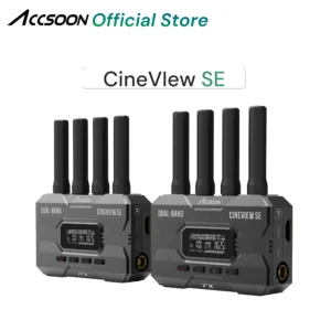 Accsoon CineView SE Wireless HDMI SDI Transmitter, 1080P60fps Dual-Band Video Transmission Systems,1200ft Range 0.05s Latency