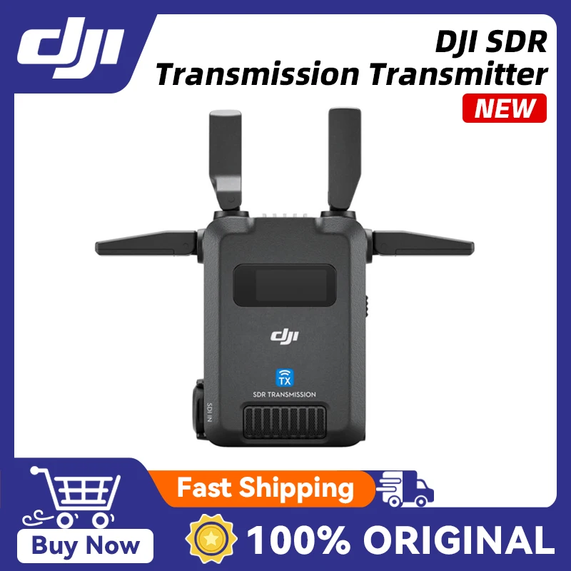 DJI SDR Transmission Transmitter Stable &Anti-Interference 20Mbps High Bitrate 1080p FHD Image Quality