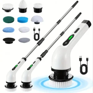 Household Cordless Spin Scrubber Kitchen Gadgets Hair Brushes Bathroom Broom Toilet Mops Electric Multipurpose Cleaning Brush