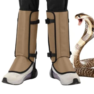 2pcs Snake Proof Gaiters Leg Outdoor Bite Guard Waterproof Snake Gaiters Adjustable Snake-Proof Leg Gloves Mountaineering Gaiter